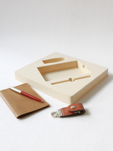 Флокированный ложемент под мужской подарочный набор