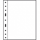 Листы-обложки GRANDE 1C (242х312 мм) из прозрачного пластика на 1 ячейку (216х306 мм). Упаковка из 5 листов. Leuchtturm, 321709