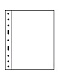 Листы-обложки GRANDE 1C (242х312 мм) из прозрачного пластика на 1 ячейку (216х306 мм). Упаковка из 5 листов. Leuchtturm, 321709