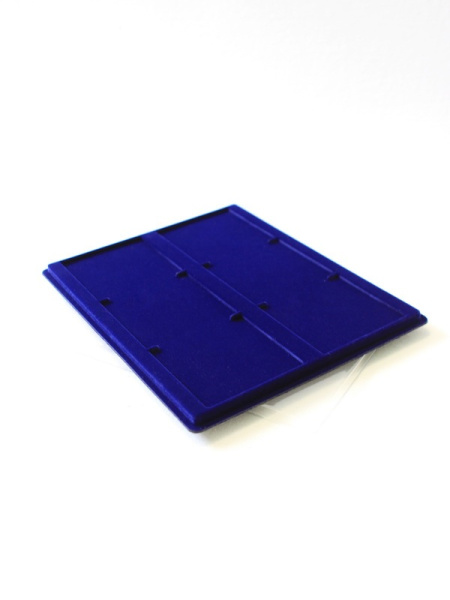 Планшет S (234х296х12 мм) для подставок под бокалы (бирдекелей), тёмно-синий