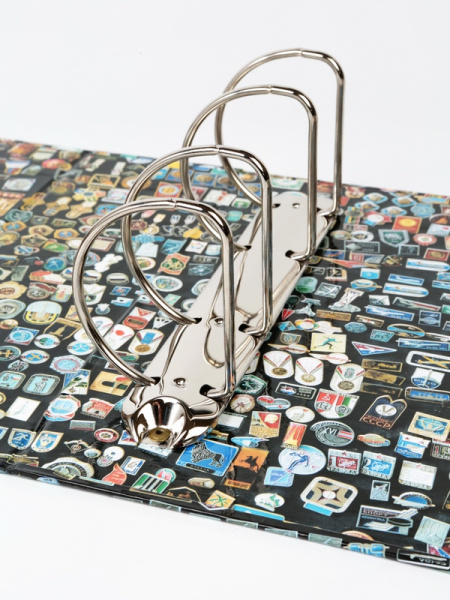 Тематический альбом для значков толстый формата OPTIMA, без листов. Albommonet, Россия