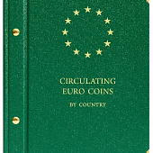 Альбом (без листов) для монет «Регулярные монеты Евро». Альбо Нумисматико, H23-110-21-06