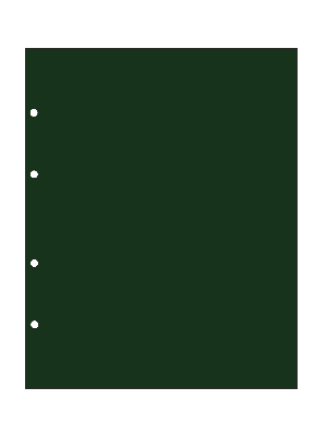 Прокладочный лист из картона формата ОПТИМА (Россия) 202х251 мм. Зелёный