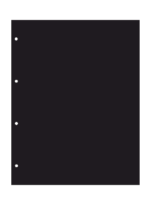 Прокладочный лист из картона формата ENCAP (Россия) 240х282 мм. Упаковка из 5 листов. Чёрный