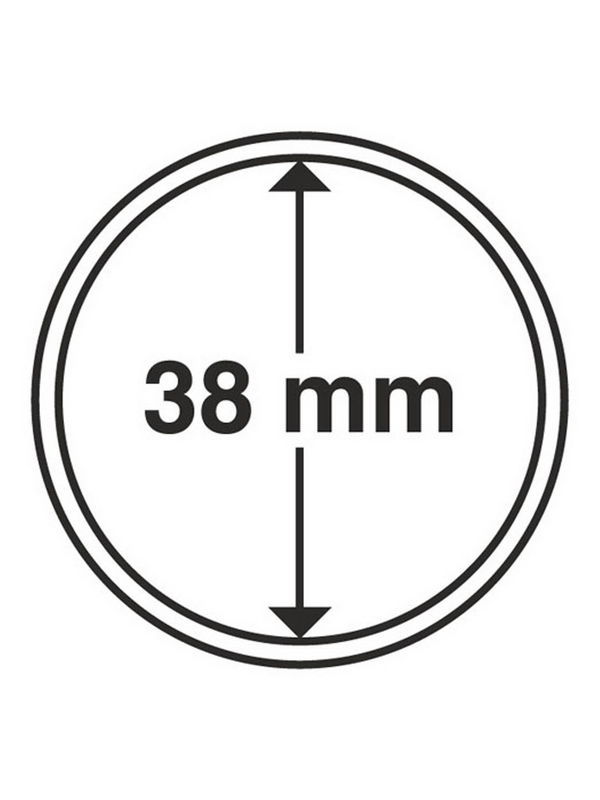 Капсулы GRIPS (CAPS) для монет 38 мм (в упаковке 10 шт). Leuchtturm, 327110 Капсулы GRIPS (CAPS) для монет 38 мм (в упаковке 10 шт). Leuchtturm, 327110
