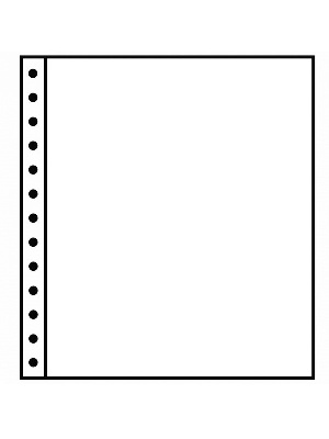 Листы-вкладыши R 1S (270х297 мм) на 1 ячейку (248х287 мм). Упаковка из 5 листов. Leuchtturm, 359386