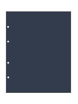 Прокладочный лист из картона формата ОПТИМА (Россия) 202х251 мм. Синий