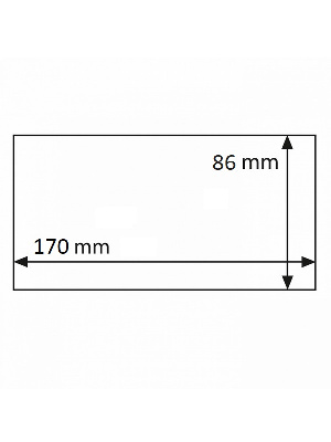 Защитный лист-обложка BASIC 170 для банкнот (170х86 мм). Упаковка 10 шт. Leuchtturm, 341221/10