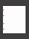 Прокладочный лист из картона формата НУМИС (Россия) 188х224 мм. Белый