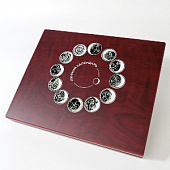 Нанесение изображения для серии монет Лунный календарь на футляр Volterra Smart