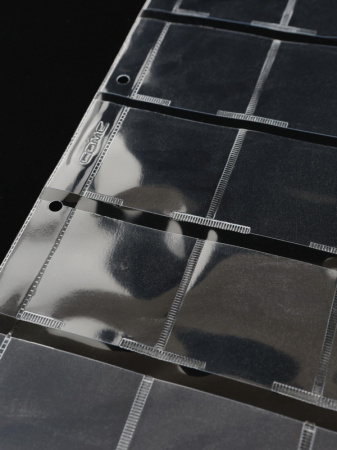 Лист формата ГРАНДЕ (Россия) (245х310 мм) из прозрачного пластика на 20 ячеек (50х50 мм). Упаковка из 10 листов. СомС, ЛМХ20-G
