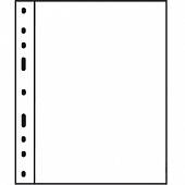 Листы-обложки OPTIMA 1C (202х252 мм) из прозрачного пластика на 1 ячейку (180х245 мм). Упаковка из 10 листов. Leuchtturm, 319037