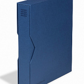 Альбом для медалей GRANDE PUR + шубер (защитная кассета). Синий. Leuchtturm, 359532