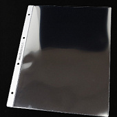Листы-обложки ГРАНДЕ (Россия) (250х311 мм) из прозрачного пластика на 1 ячейку (225х302 мм). Professional. Упаковка из 10 листов. Albommonet, ЛБГ1
