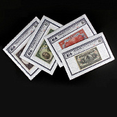 Чехлы для банкнот (размер F, 207х182 мм), прозрачные. Упаковка 50 шт. PCCB MINGT, 801984