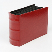 Альбом для бон Firmo для размещения банкнот, FDCs, писем, фотографий, открыток. Красный. Lindner, 812-R