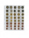 Нумизматические листы системы MULTI COLLECT для размещения 5 комплектов монет евро (каждый комплект на 8 монет). Упаковка из 5 листов и 5 чёрных прокладочных листов. Lindner, MU40