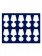 Футляр деревянный Volterra Uno (304х244х31 мм) на 10 медалей РФ с пятиугольной колодкой d-35 мм
